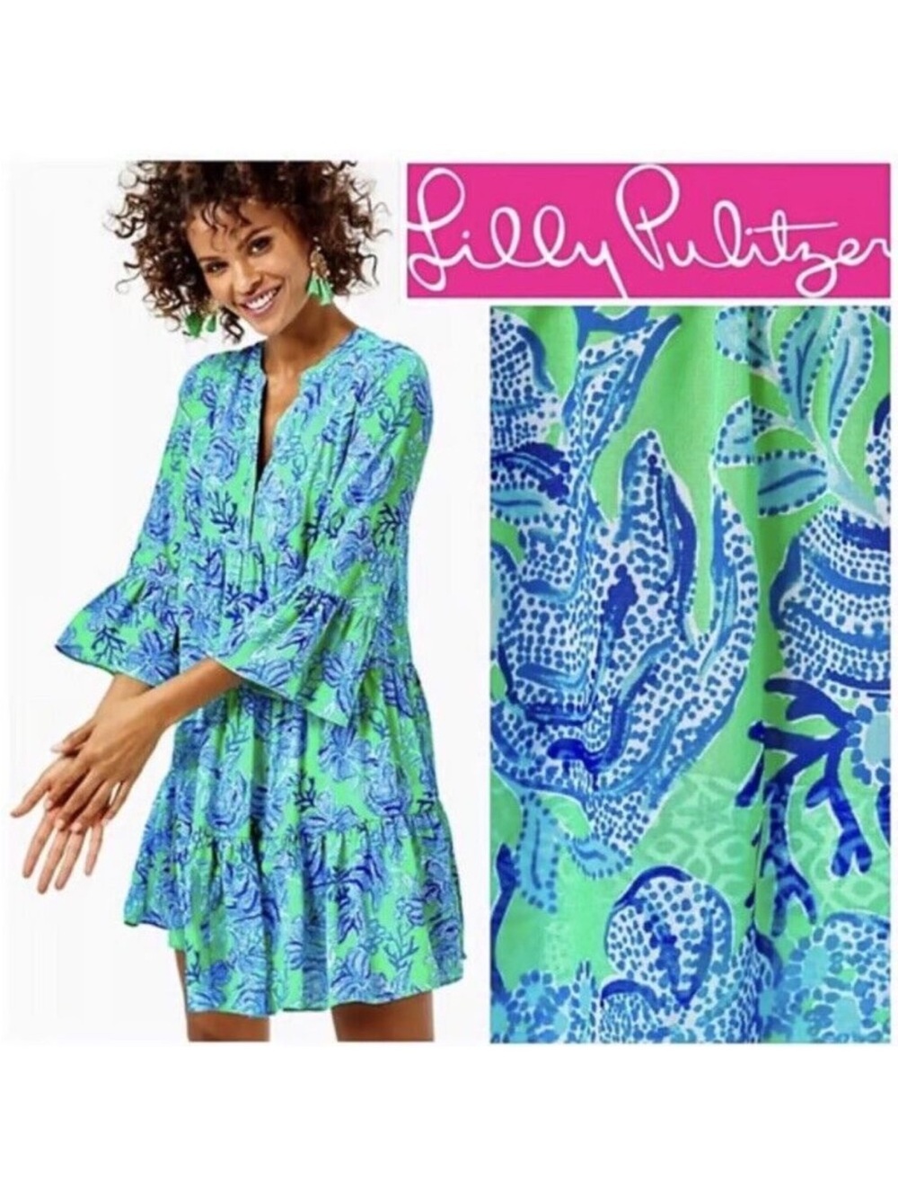 Lilly Pulitzer flow dress